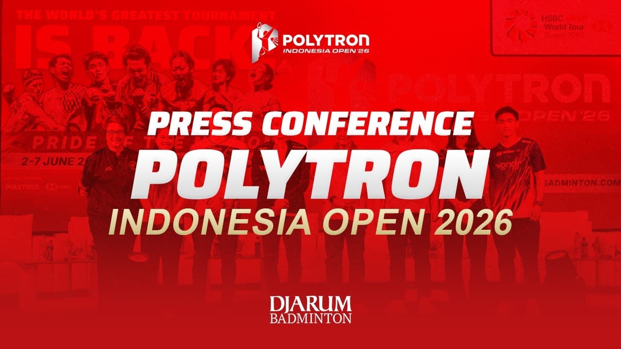 Press Conference POLYTRON INDONESIA OPEN 2026